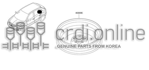 WHEEL DISC-AL 40300-5742R 403005742R 40300 5742R