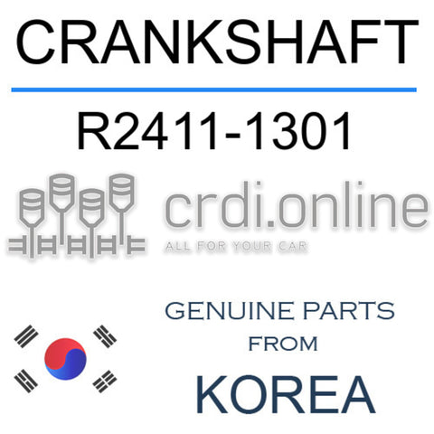 CRANKSHAFT [ORIGINAL] R2411-1301 R24111301 R2411 1301