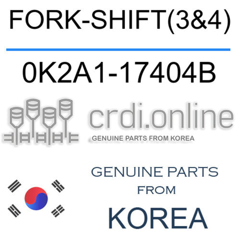 FORK-SHIFT(3&4) [ORIGINAL] 0K2A1-17404B 0K2A117404B 0K2A1 17404B