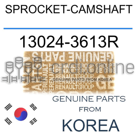 SPROCKET-CAMSHAFT [ORIGINAL] 13024-3613R 130243613R 13024 3613R