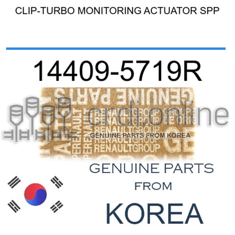 CLIP-TURBO MONITORING ACTUATOR SPP [ORIGINAL] 14409-5719R 144095719R 14409 5719R