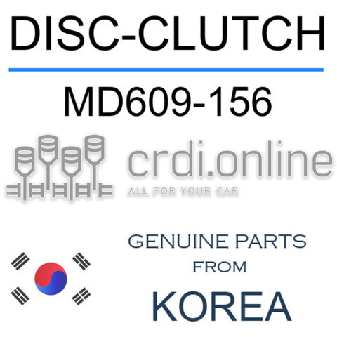 DISC-CLUTCH [ORIGINAL] MD609-156 MD609156 MD609 156