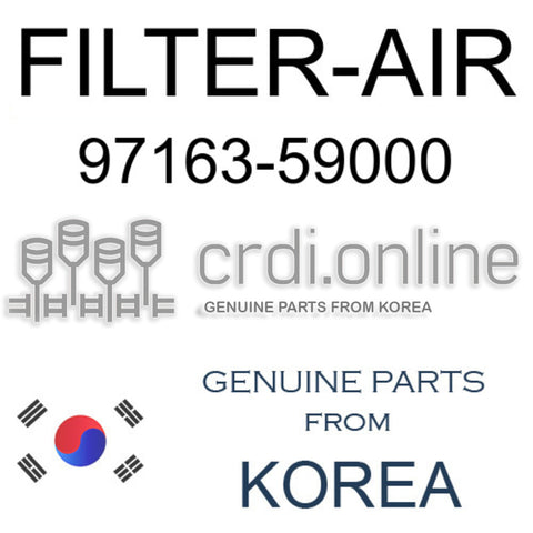 FILTER-AIR [ORIGINAL] 97163-59000 9716359000 97163 59000