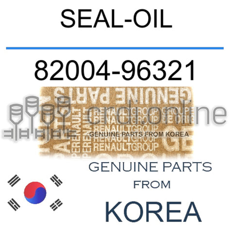 SEAL-OIL [ORIGINAL] 82004-96321 8200496321 82004 96321