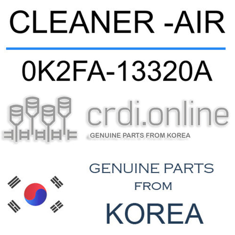 CLEANER -AIR [ORIGINAL] 0K2FA-13320A 0K2FA13320A 0K2FA 13320A
