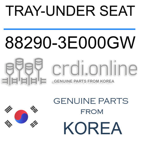 TRAY-UNDER SEAT [ORIGINAL] 88290-3E000GW 882903E000GW 88290 3E000GW