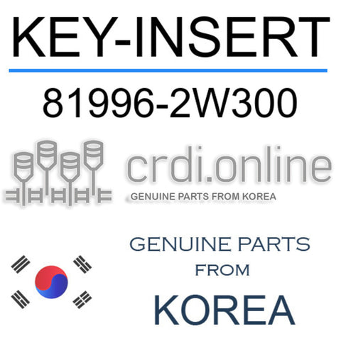 KEY-INSERT 81996-2W300 819962W300 81996 2W300