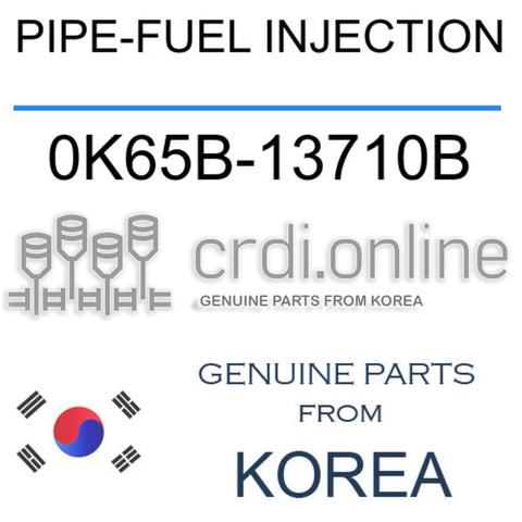PIPE-FUEL INJECTION [ORIGINAL] 0K65B-13710B 0K65B13710B 0K65B 13710B
