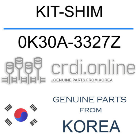 KIT-SHIM [ORIGINAL] 0K30A-3327Z 0K30A3327Z 0K30A 3327Z