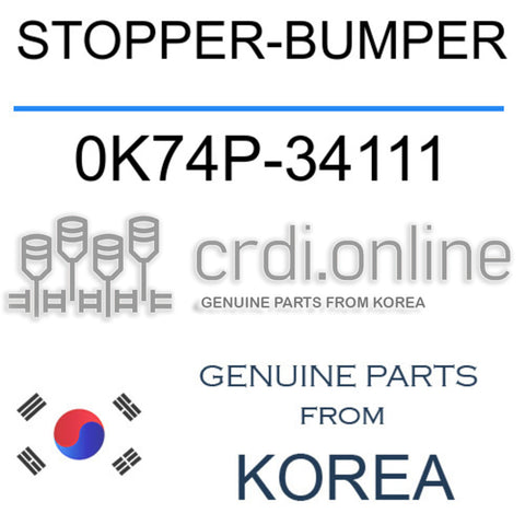 STOPPER-BUMPER [ORIGINAL] 0K74P-34111 0K74P34111 0K74P 34111