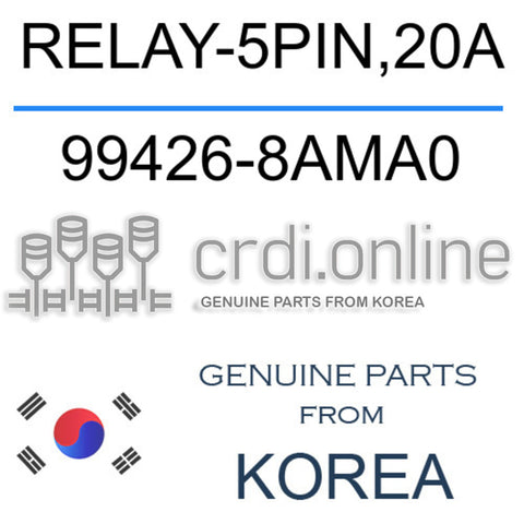 RELAY-5PIN,20A [ORIGINAL] 99426-8AMA0 994268AMA0 99426 8AMA0