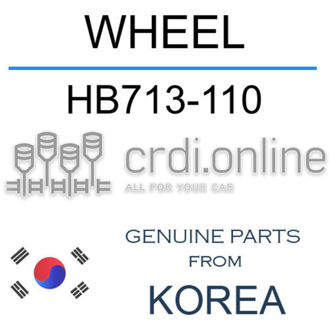 WHEEL HB713-110 HB713110 HB713 110