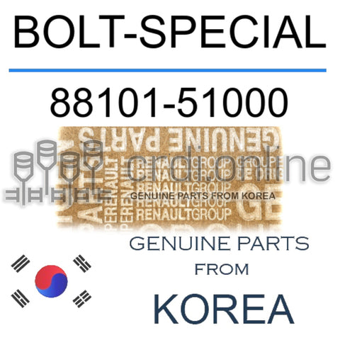BOLT-SPECIAL [ORIGINAL] 88101-51000 8810151000 88101 51000