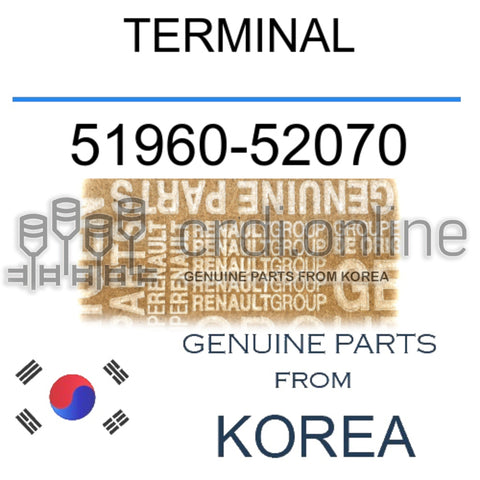 TERMINAL [ORIGINAL] 51960-52070 5196052070 51960 52070