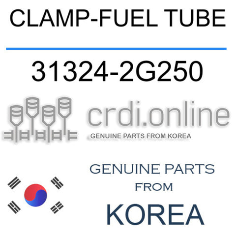 CLAMP-FUEL TUBE [ORIGINAL] 31324-2G250 313242G250 31324 2G250