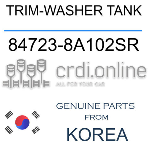 TRIM-WASHER TANK [ORIGINAL] 84723-8A102SR 847238A102SR 84723 8A102SR
