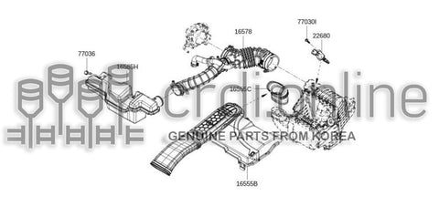 RESONATOR ASSY 16585-7348R 165857348R 16585 7348R