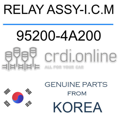 RELAY ASSY-I.C.M [ORIGINAL] 95200-4A200 952004A200 95200 4A200