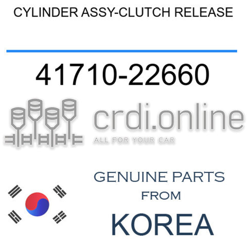 CYLINDER ASSY-CLUTCH RELEASE [ORIGINAL] 41710-22660 4171022660 41710 22660