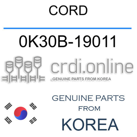 CORD [ORIGINAL] 0K30B-19011 0K30B19011 0K30B 19011