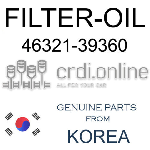 FILTER-OIL [ORIGINAL] 46321-39360 4632139360 46321 39360