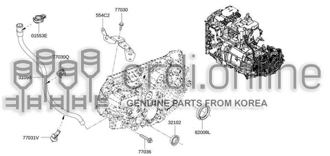 HOSE-BREATHER 77014-76755 7701476755 77014 76755