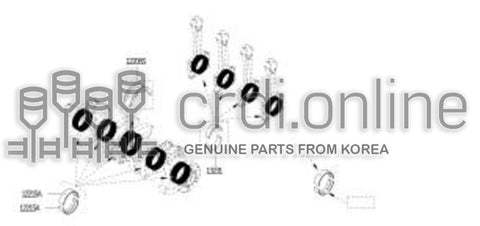 WASHER-THRUSTMAIN BEARING UPPER [ORIGINAL] 13353-15900 1335315900 13353 15900