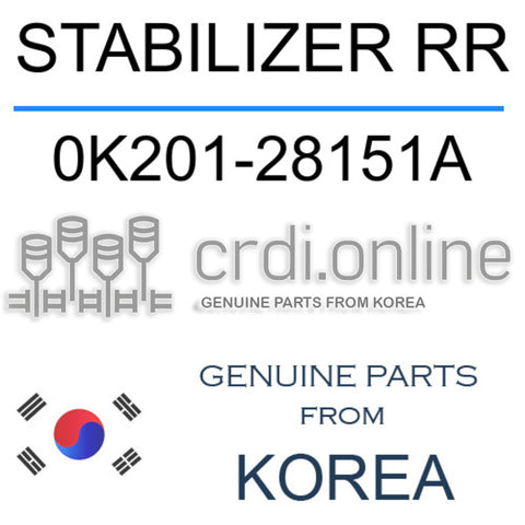STABILIZER RR [ORIGINAL] 0K201-28151A 0K20128151A 0K201 28151A