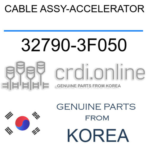 CABLE ASSY-ACCELERATOR [ORIGINAL] 32790-3F050 327903F050 32790 3F050