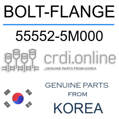 BOLT-FLANGE 55552-5M000 555525M000 55552 5M000