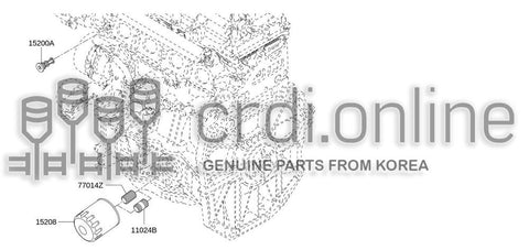 ELEMENT ASSY-OIL FILTER 77119-90014 7711990014 77119 90014