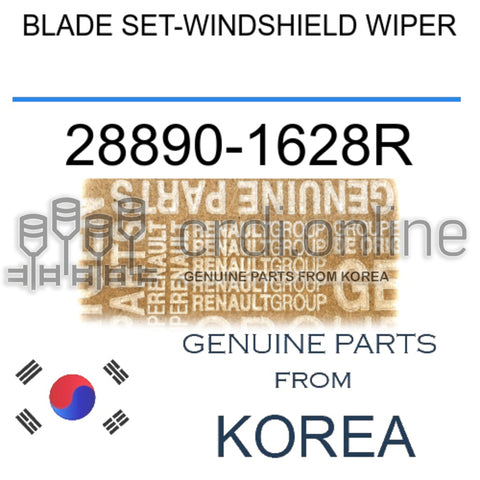 BLADE SET-WINDSHIELD WIPER [ORIGINAL] 28890-1628R 288901628R 28890 1628R