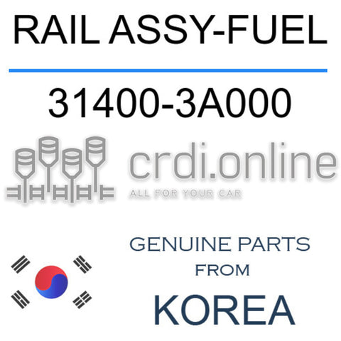 RAIL ASSY-FUEL [ORIGINAL] 31400-3A000 314003A000 31400 3A000