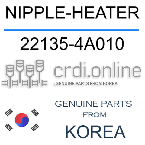NIPPLE-HEATER [ORIGINAL] 22135-4A010 221354A010 22135 4A010