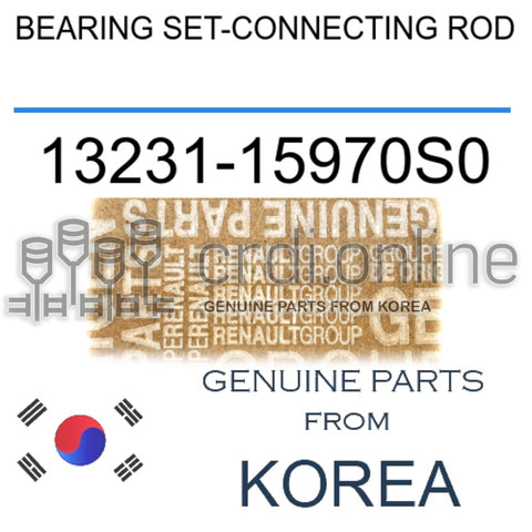 BEARING SET-CONNECTING ROD [ORIGINAL] 13231-15970S0 1323115970S0 13231 15970S0