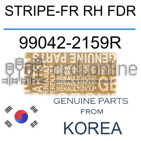 STRIPE-FR RH FDR [ORIGINAL] 99042-2159R 990422159R 99042 2159R