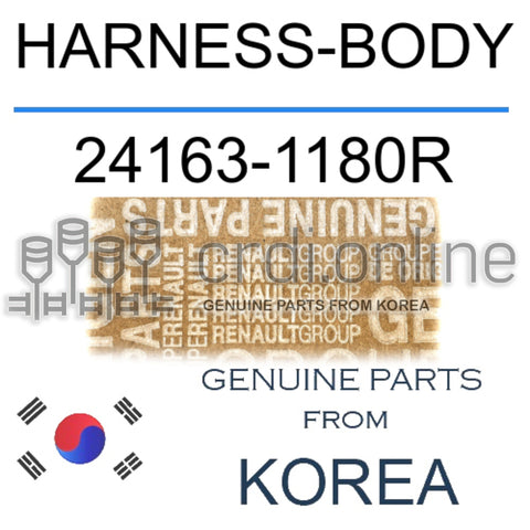 HARNESS-BODY [ORIGINAL] 24163-1180R 241631180R 24163 1180R