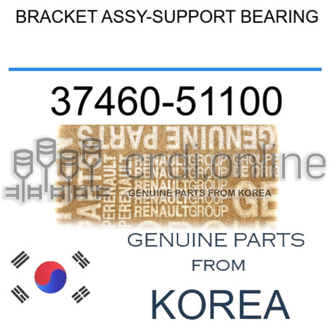 BRACKET ASSY-SUPPORT BEARING [ORIGINAL] 37460-51100 3746051100 37460 51100
