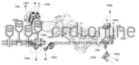 INSULATOR ASSY-ENGINE MOUNTINGRH 11210-9374R 112109374R 11210 9374R