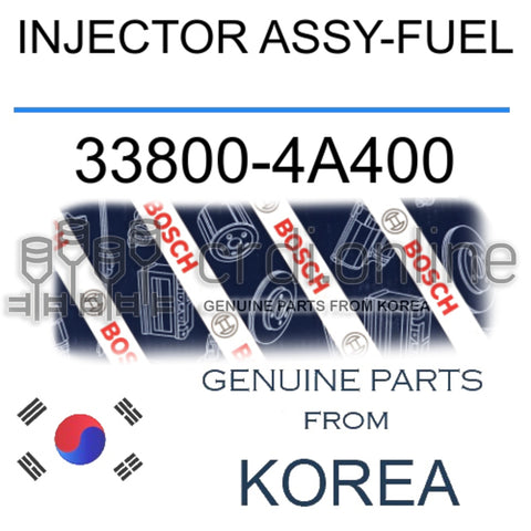 [BOSCH] INJECTOR ASSY-FUEL 33800-4A400 338004A400 33800 4A400