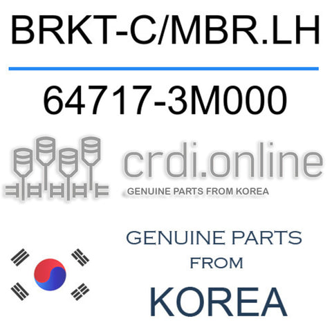 BRKT-C/MBR.LH [ORIGINAL] 64717-3M000 647173M000 64717 3M000
