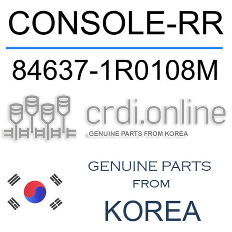 CONSOLE-RR [ORIGINAL] 84637-1R0108M 846371R0108M 84637 1R0108M
