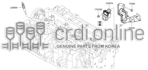PRE-HEATING PLUG 11065-4876R 110654876R 11065 4876R