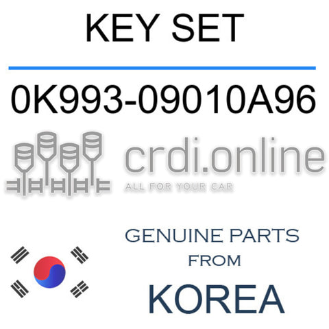 KEY SET [ORIGINAL] 0K993-09010A96 0K99309010A96 0K993 09010A96