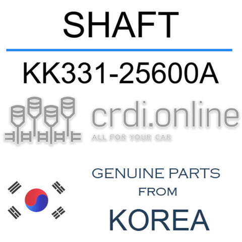 SHAFT [ORIGINAL] KK331-25600A KK33125600A KK331 25600A