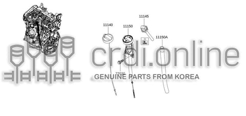 GAUGE ASSY-OIL LEVEL 11140-0116R 111400116R 11140 0116R