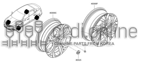 WHEEL DISC-AL 40300-0795R 403000795R 40300 0795R
