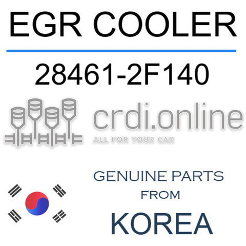 EGR COOLER [ORIGINAL] 28461-2F140 284612F140 28461 2F140