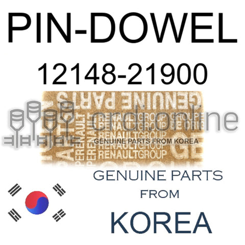PIN-DOWEL [ORIGINAL] 12148-21900 1214821900 12148 21900