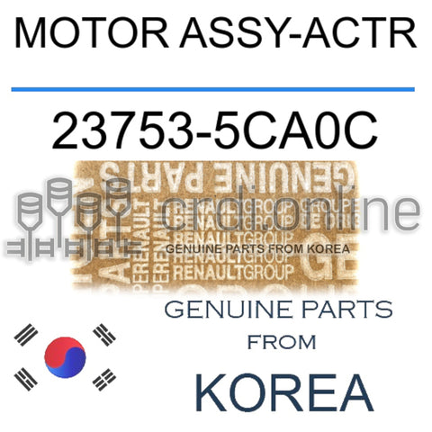 MOTOR ASSY-ACTR [ORIGINAL] 23753-5CA0C 237535CA0C 23753 5CA0C